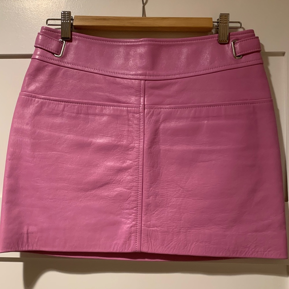 Leather skirt